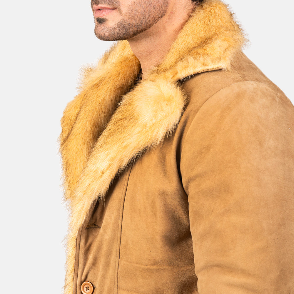 Vista interior Showing Fully faux fur lined &amp; Dos bolsillos interiores