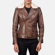 
Furton Chaqueta Biker de Cuero para Hombre – alternate product view 3