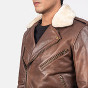 
Furton Chaqueta Biker de Cuero para Hombre – alternate product view 6