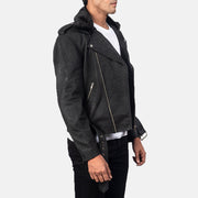 
Furton Chaqueta Biker de Cuero para Hombre – alternate product view 2