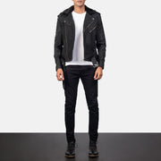 
Furton Chaqueta Biker de Cuero para Hombre – alternate product view 3
