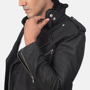 
Furton Chaqueta Biker de Cuero para Hombre – alternate product view 5