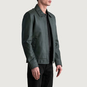 Inferno Leather Brown Jacket – Vista alternativa del producto 2