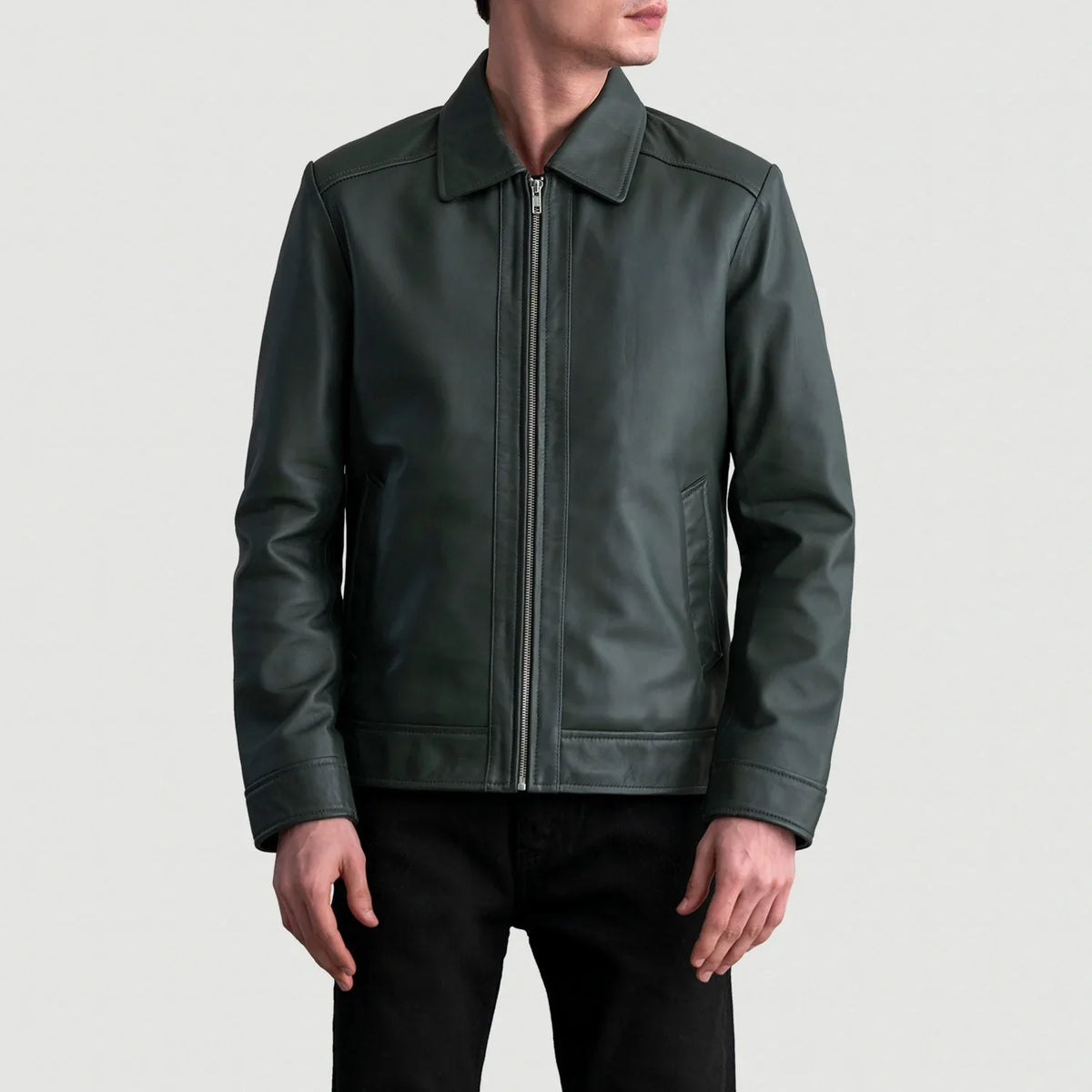 Inferno Leather Brown Jacket – Vista alternativa del producto 3