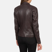 
Kelsee Chaqueta Biker de Cuero para Mujer – alternate product view 5