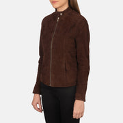 
Kelsee Chaqueta Biker de Cuero para Mujer – alternate product view 2