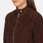 
Kelsee Chaqueta Biker de Cuero para Mujer – alternate product view 6