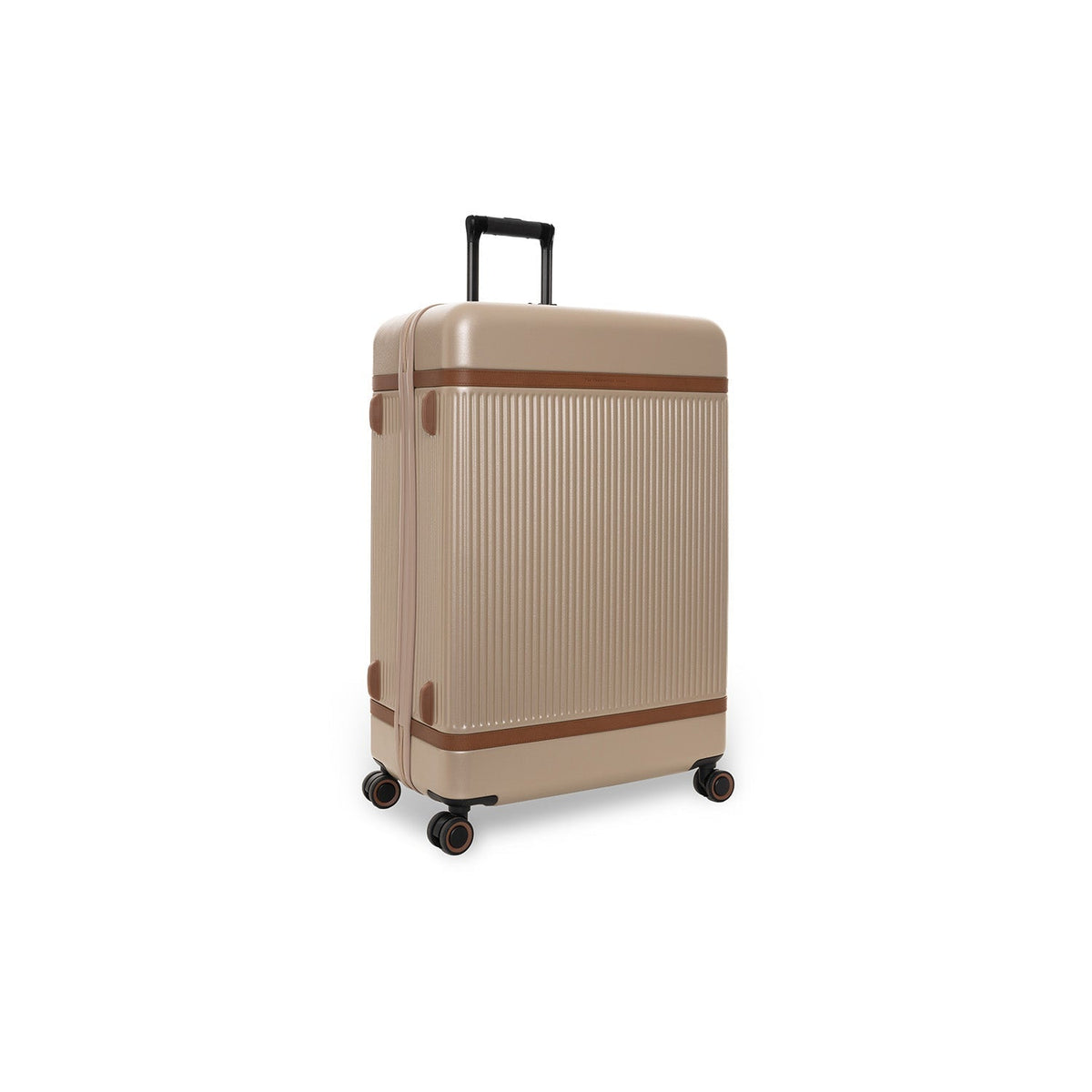 Large Suitcase Zuna para Mujer in Classic 100% Full-Grain Leather - Vista frontal y silueta a medida | Comprar online