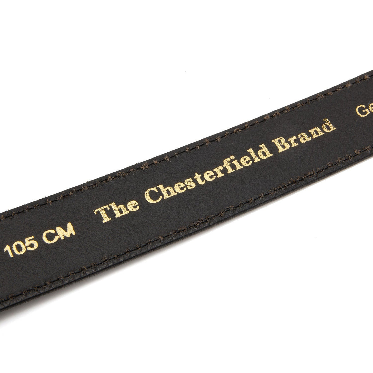 Tostadoaro Full-Grain Cinturón de Cuero para Hombre - Structured Side Profile Showing Gusset Depth &amp; Expansion Capacity