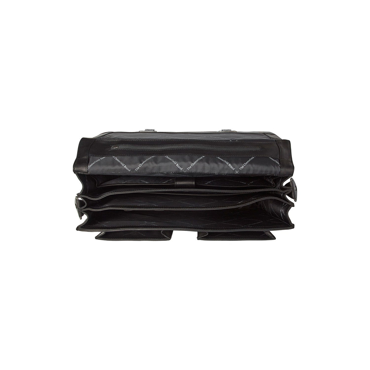 Vista interior Showing Dedicated Padded Laptop Sleeve &amp; Multi-Compartment Organization