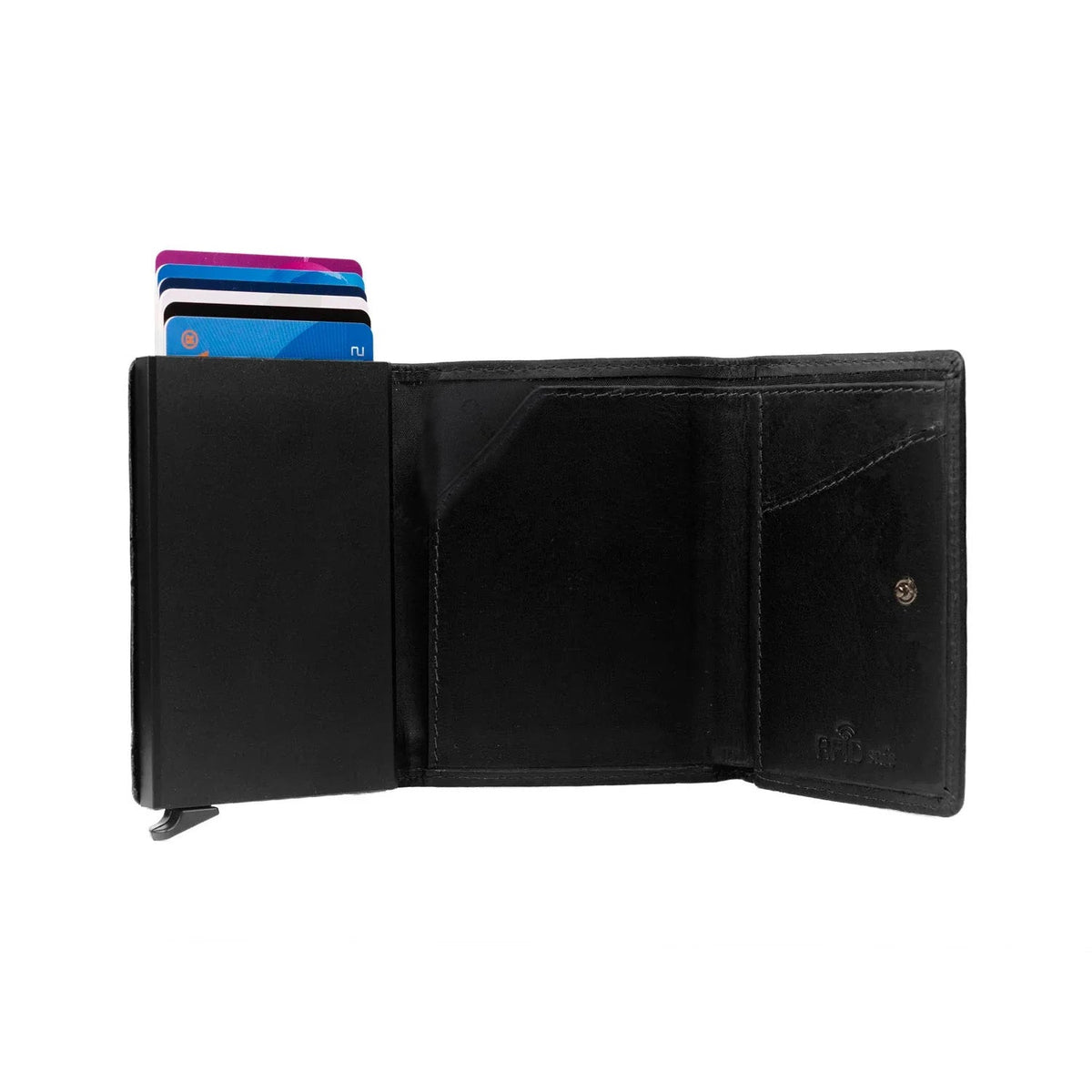 Vista interior Showing Dedicated Padded Laptop Sleeve &amp; Multi-Compartment Organization