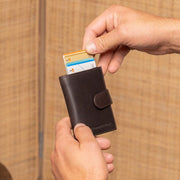 Leipzig Full-Grain Leather Card Holder para Mujer – Vista alternativa del producto 2