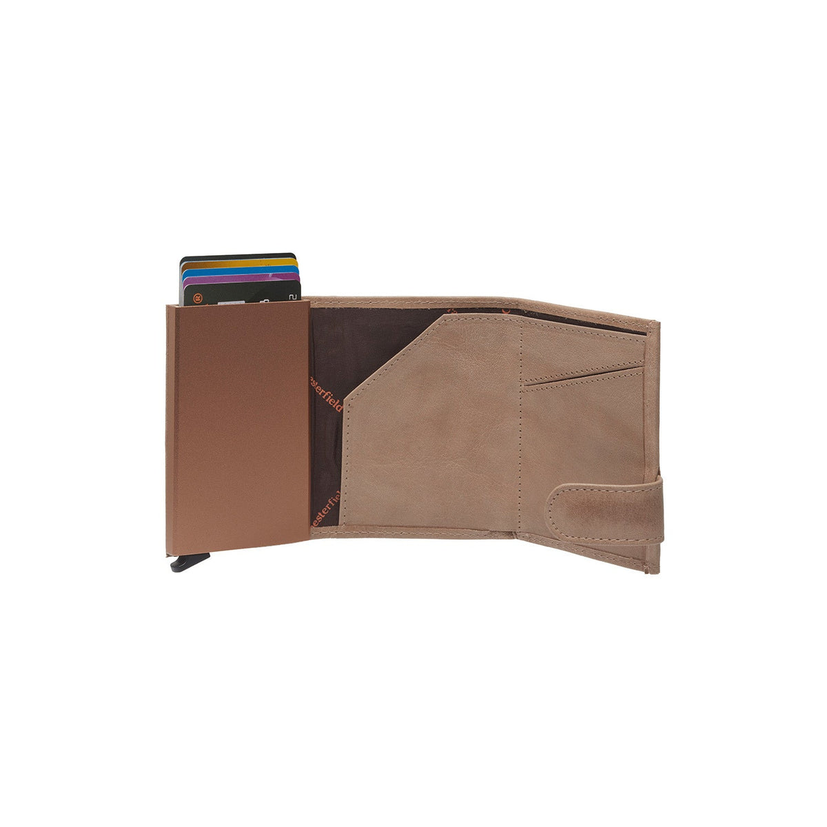 Mannheim Full-Grain Leather Card Holder para Mujer – Vista alternativa del producto 3
