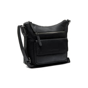 Hailey Full-Grain Leather Crossbody Bag para Mujer in Classic 100% Full-Grain Leather - Full Exterior Front Profile View | Comprar online
