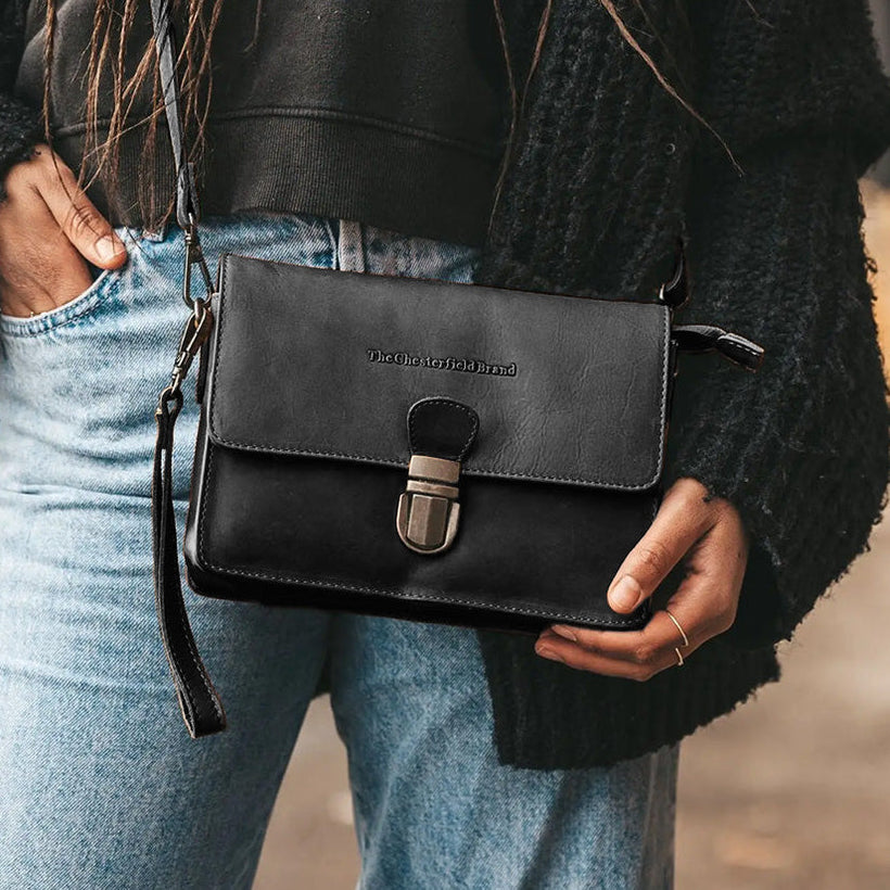 Lucca Full-Grain Leather Crossbody Bag para Mujer