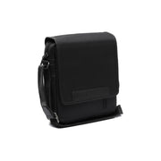 
Mikeli Bandolera de cuero flor en clásico 100% cuero flor integral - Full Exterior Vista frontal y silueta entallada | Comprar online