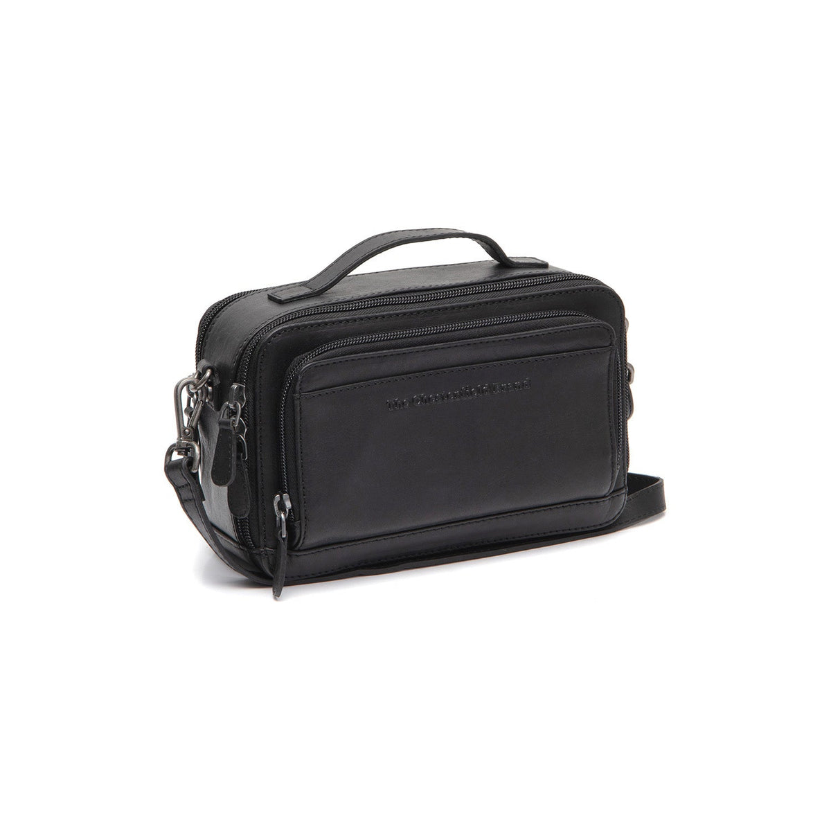 Rovon Full-Grain Leather Crossbody Bag para Mujer in Classic 100% Full-Grain Leather - Full Exterior Front Profile View | Comprar online
