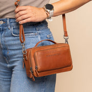 Rovon Full-Grain Leather Crossbody Bag para Mujer – Vista alternativa del producto 2