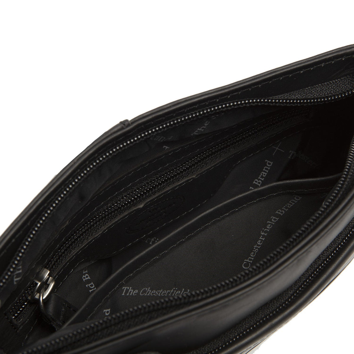 Vista interior Showing Dedicated Padded Laptop Sleeve &amp; Multi-Compartment Organization