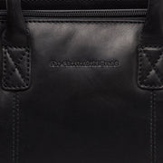 
Classic 100% Full-Grain leather Goods - Vista posterior con hombros definidos y bajo impecable
