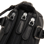 
Fenja Bolso de mano de cuero flor - Vista lateral mostrando el corte ergonómico de mangas