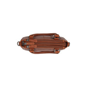 
Cognac Leather Handbag Fenja, detail view 3