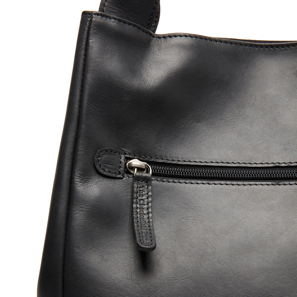 Fioline Full-Grain Leather Handbag para Mujer - Vista de perfil lateral con corte ergonómico de manga