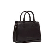 Garda Full-Grain Leather Handbag para Mujer in Classic 100% Full-Grain Leather - Vista frontal y silueta a medida | Comprar online