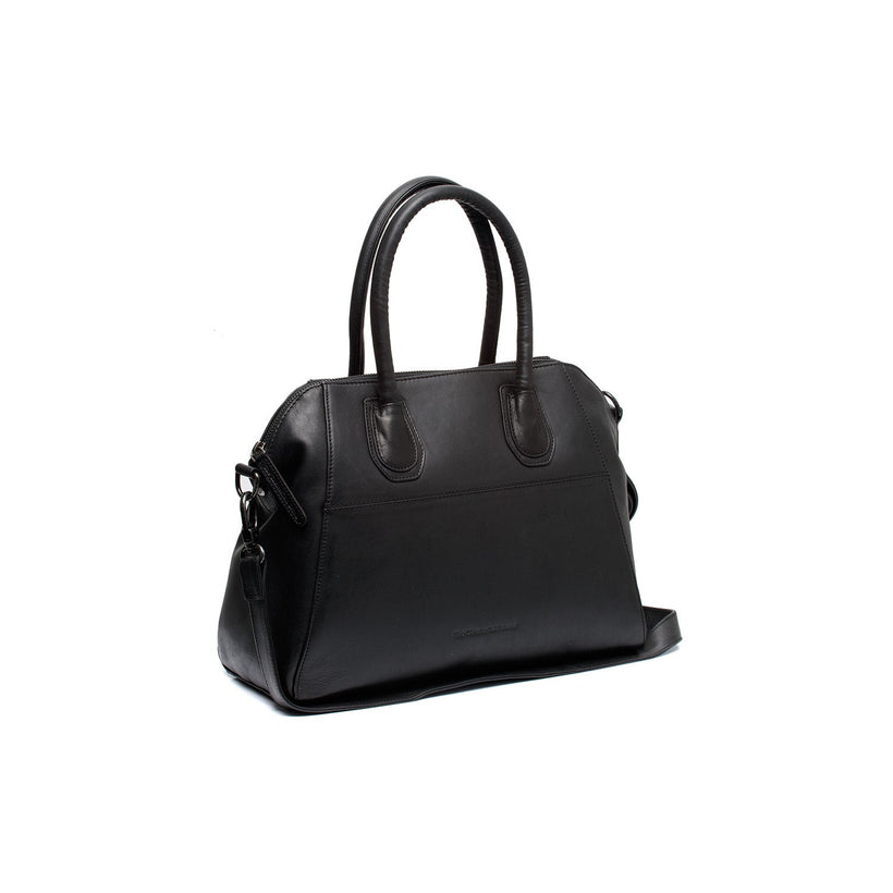 Marsala Full-Grain Leather Handbag in Classic 100% Full-Grain Leather - Front Profile View & Tailored Silhouette | Buy Online