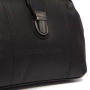 Detalle de cerca of Classic Collar &amp; Heavy-Duty Zipper Hardware on Rachael Full-Grain Leather Handbag para Mujer