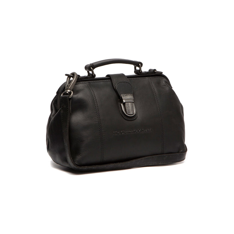 Rachael Full-Grain Leather Handbag in Classic 100% Full-Grain Leather - Front Profile View & Tailored Silhouette | Buy Online