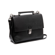 Renata Full-Grain Leather Handbag para Mujer in Classic 100% Full-Grain Leather - Vista frontal y silueta a medida | Comprar online