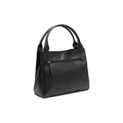 
Tailored Rib Cuffs & Hem Craftsmanship Construction Detail on Tenara Bolso de mano de cuero flor