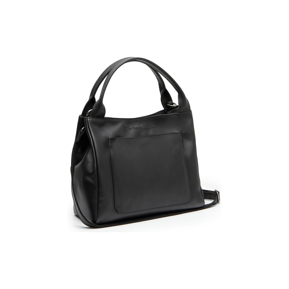 
Tenara Bolso de mano de cuero flor en clásico 100% cuero flor integral - Vista frontal y silueta entallada | Comprar online