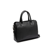 Valmonte Full-Grain Leather Handbag para Mujer in Classic 100% Full-Grain Leather - Vista frontal y silueta a medida | Comprar online