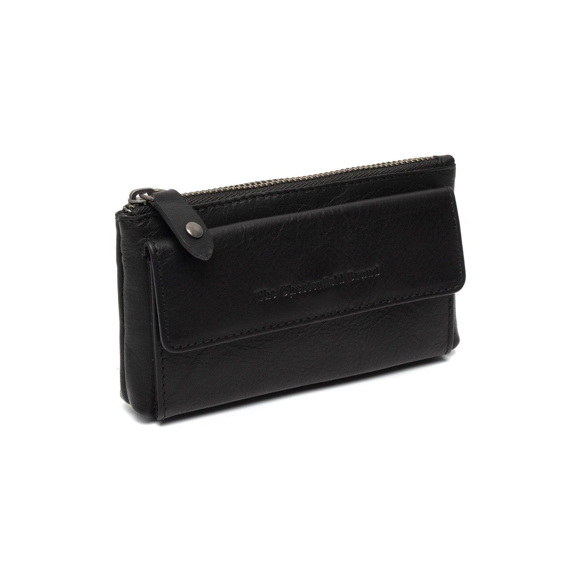 Violette Full-Grain Leather Key Case para Mujer in Classic 100% Full-Grain Leather - Vista frontal y silueta a medida | Comprar online