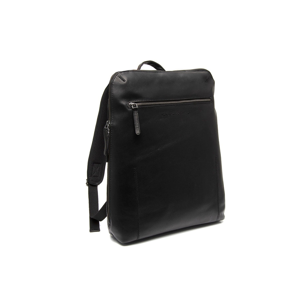 Filmore Full-Grain Leather Laptop Backpack en clásico 100% cuero flor integral - Full Exterior Vista frontal y silueta entallada | Comprar online