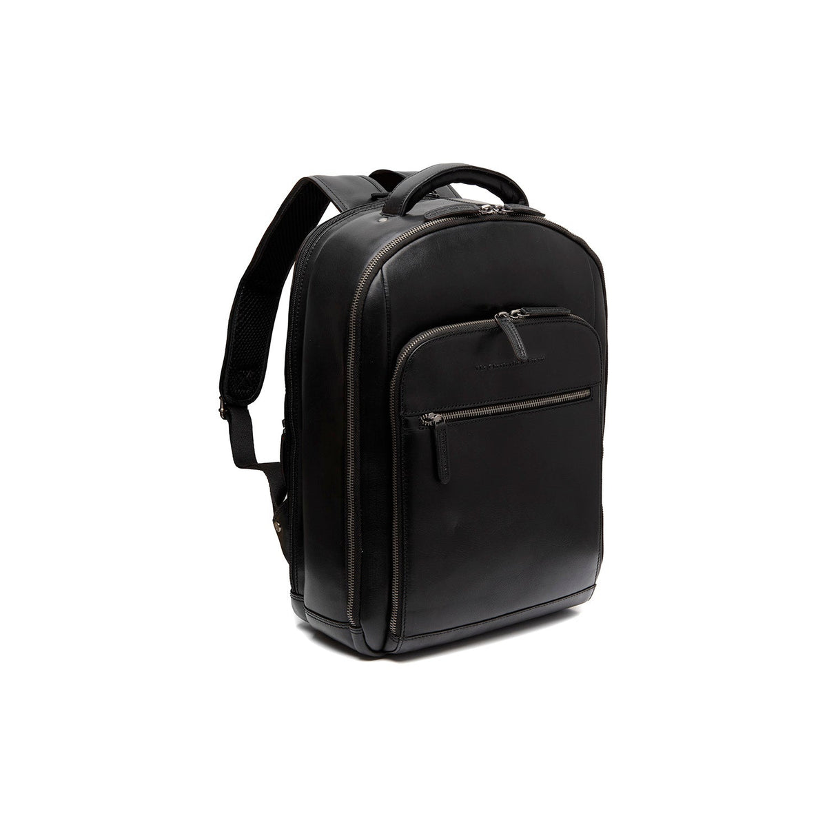 
Maggiore Mochila de cuero flor para portátil en clásico 100% cuero flor integral - Full Exterior Vista frontal y silueta entallada | Comprar online