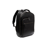 
Maggiore Mochila de cuero flor para portátil en clásico 100% cuero flor integral - Full Exterior Vista frontal y silueta entallada | Comprar online