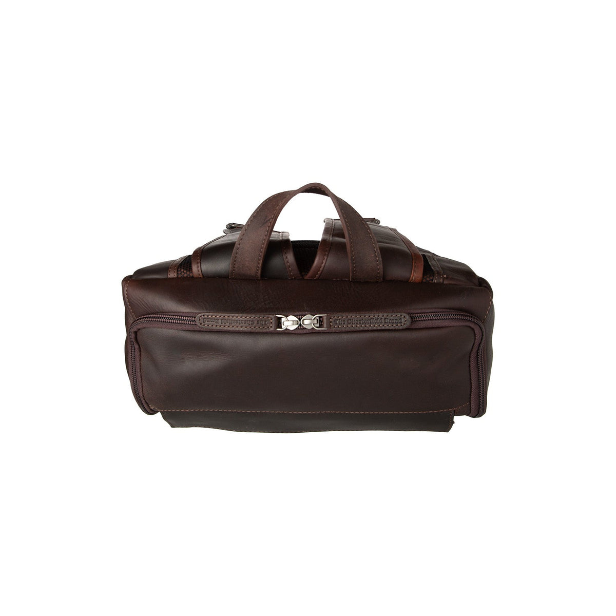 Rich Full-Grain Leather Laptop Backpack para Hombre – Vista alternativa del producto 3