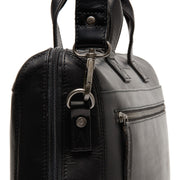 
Reinforced Leather Base with Protective Metal Studs Detail