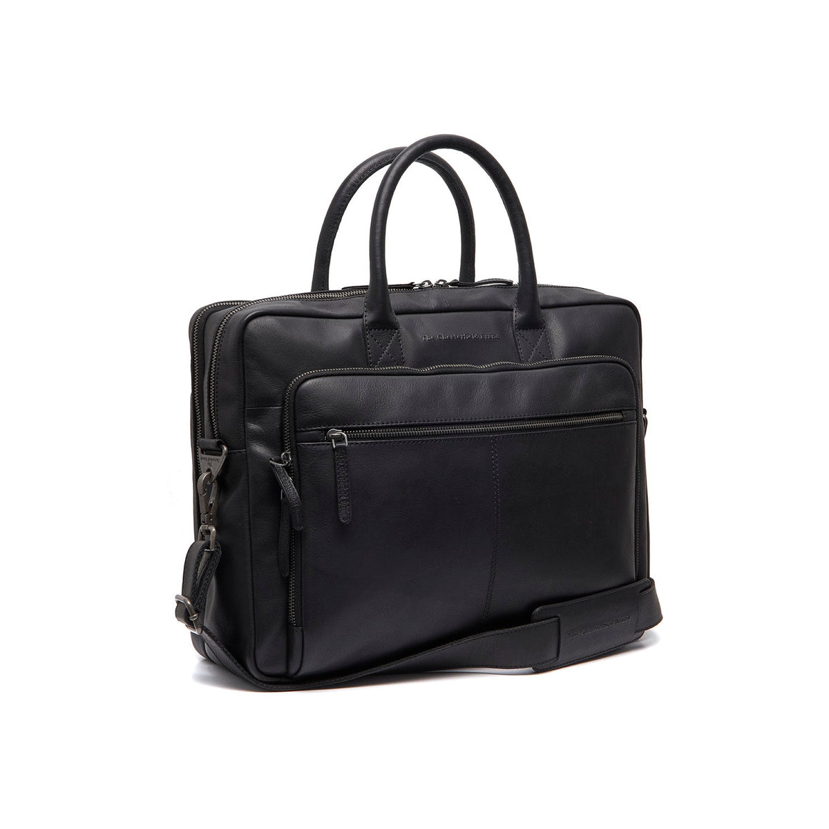 
Tacama Maletín para portátil de cuero flor en clásico 100% cuero flor integral - Full Exterior Vista frontal y silueta entallada | Comprar online
