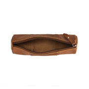 
Cognac Leather Pencil Case Lea para Mujer para Mujer, detail view 1