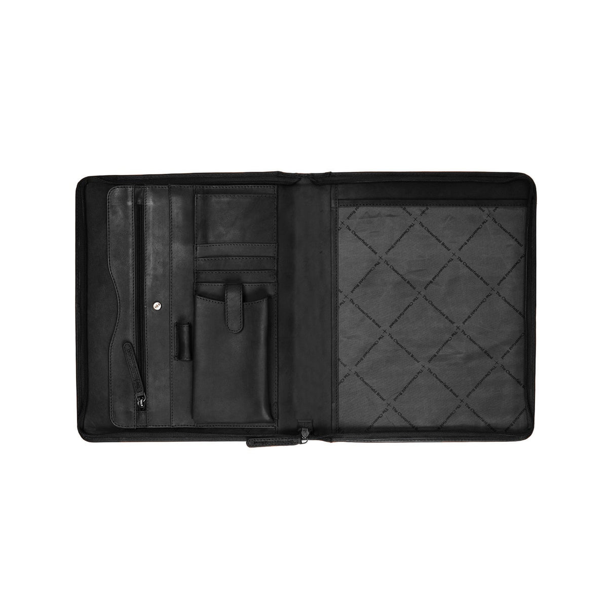 
Classic 100% Full-Grain leather Goods - Vista posterior con hombros definidos y bajo impecable