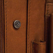 
Cognac Leather Portfolio Barnet para Mujer para Mujer, detail view 4