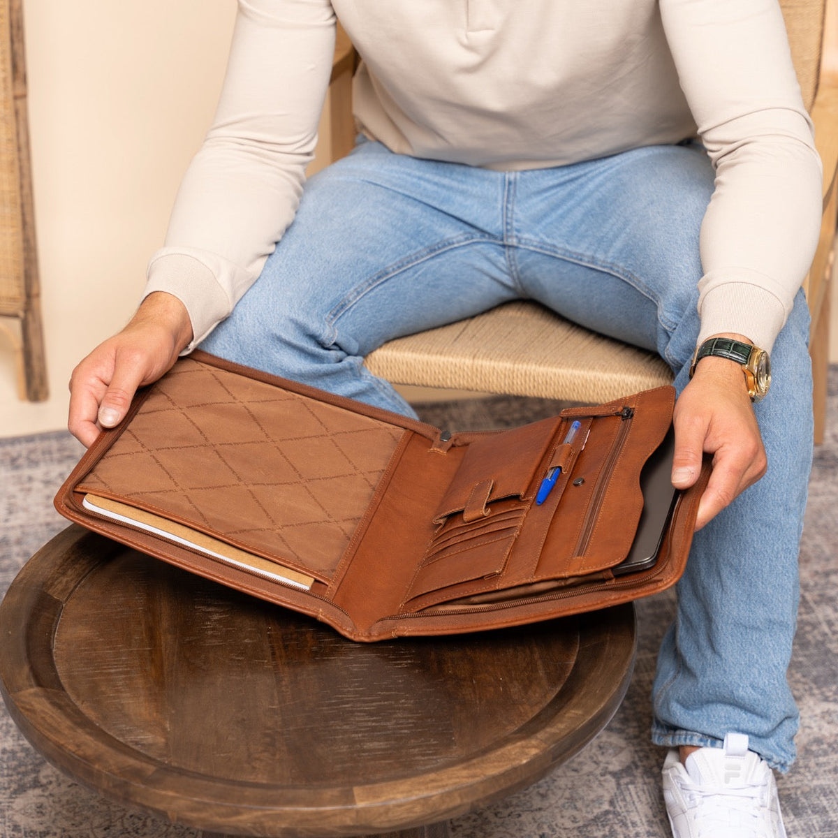
Leather Portfolio Barnet para Mujer para Mujer – alternate product view 3