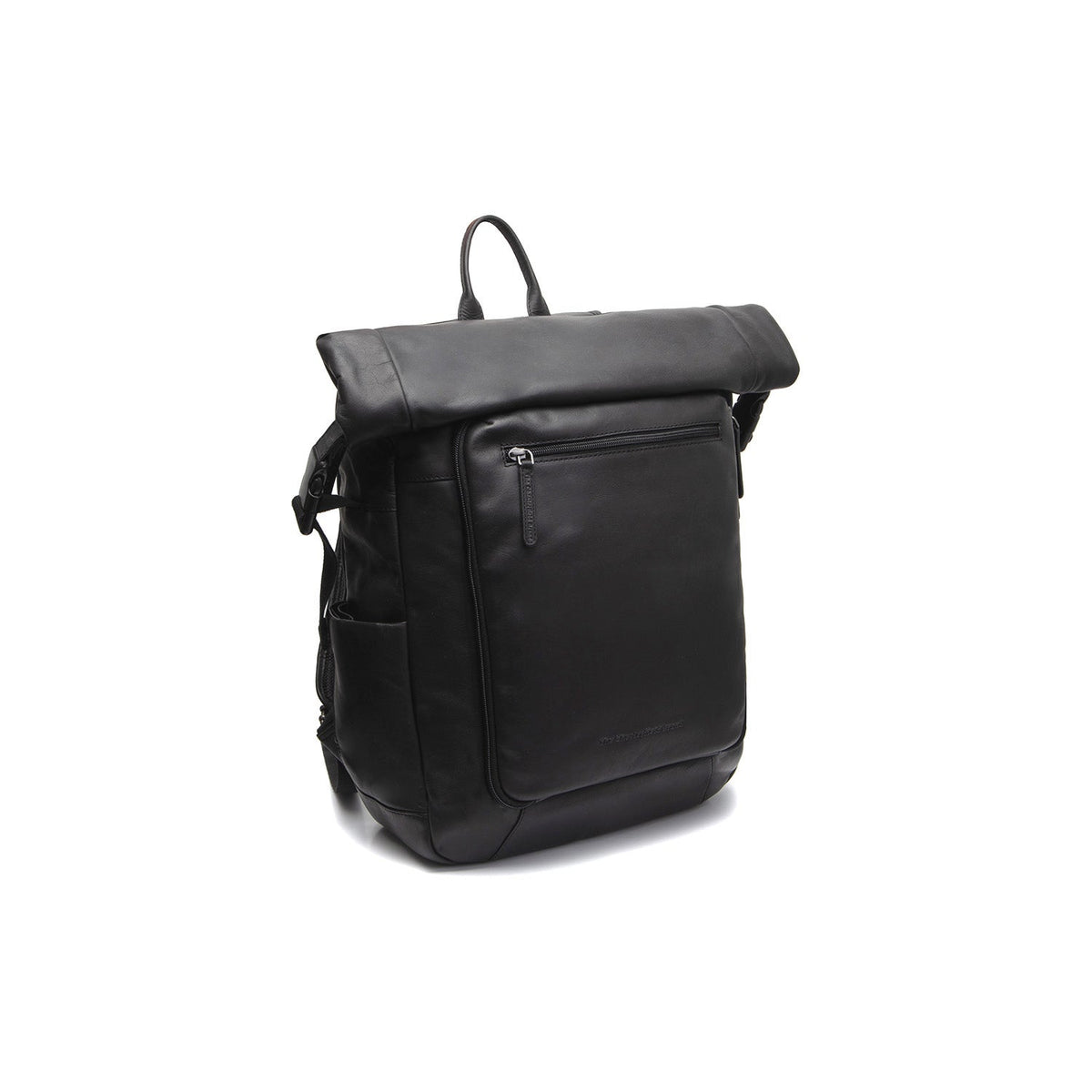 Remo Full-Grain Leather Roll-top Backpack para Mujer in Classic 100% Full-Grain Leather - Full Exterior Front Profile View | Comprar online