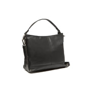 Amelia Full-Grain Leather Shoulder Bag para Mujer in Classic 100% Full-Grain Leather - Full Exterior Front Profile View | Comprar online