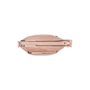 Caroline Full-Grain Leather Shoulder Bag para Mujer - Structured Side Profile Showing Gusset Depth &amp; Expansion Capacity