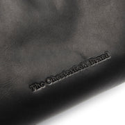 Christie Full-Grain Leather Shoulder Bag para Mujer - Structured Side Profile Showing Gusset Depth &amp; Expansion Capacity